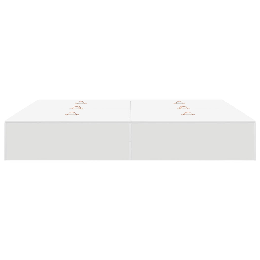 Struttura Letto con Contenitore Bianca 200x200 cm