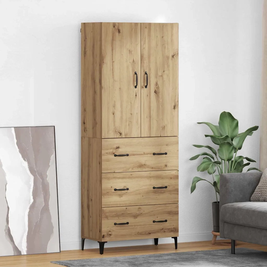 Credenza con cassetto Rovere artigianale 69,5 x 34 x 180 cm 3416018