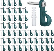 Haken per cavi per luci esterne - Resistenti - Haken per cavi per decorazioni natalizie - Haken per lampade da esterno - Accessori per esterno - Giardino esterno.