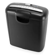 Trade Shop - Distruggi Documenti Trita Carte 6 Fogli A4 Carte Credito Cestino 10l Silenzioso -