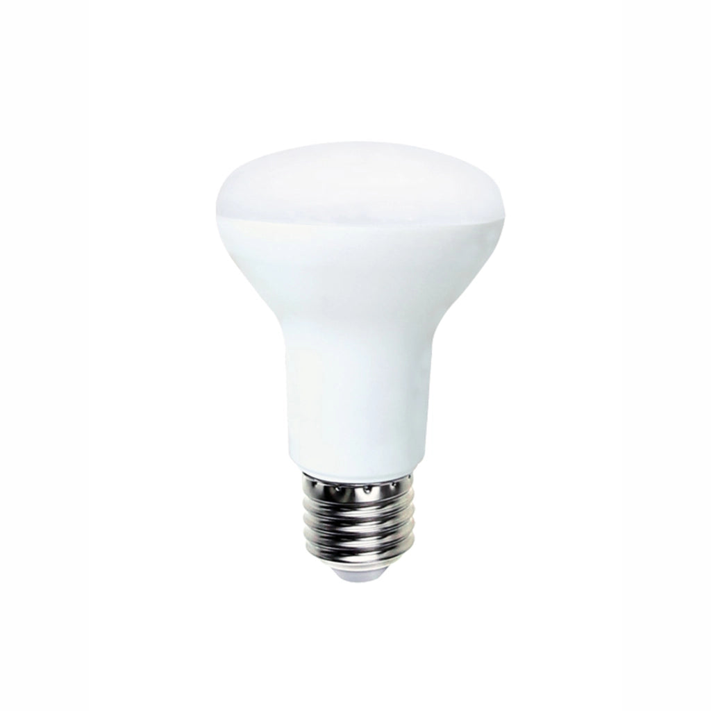 Alcapower Lampada LED Fungo R63 E27 8W 680lm 3000K Luce Calda, Tensione 175-250V, Angolo 100°, Classe Energetica F, Durata 25000 Ore di Vita