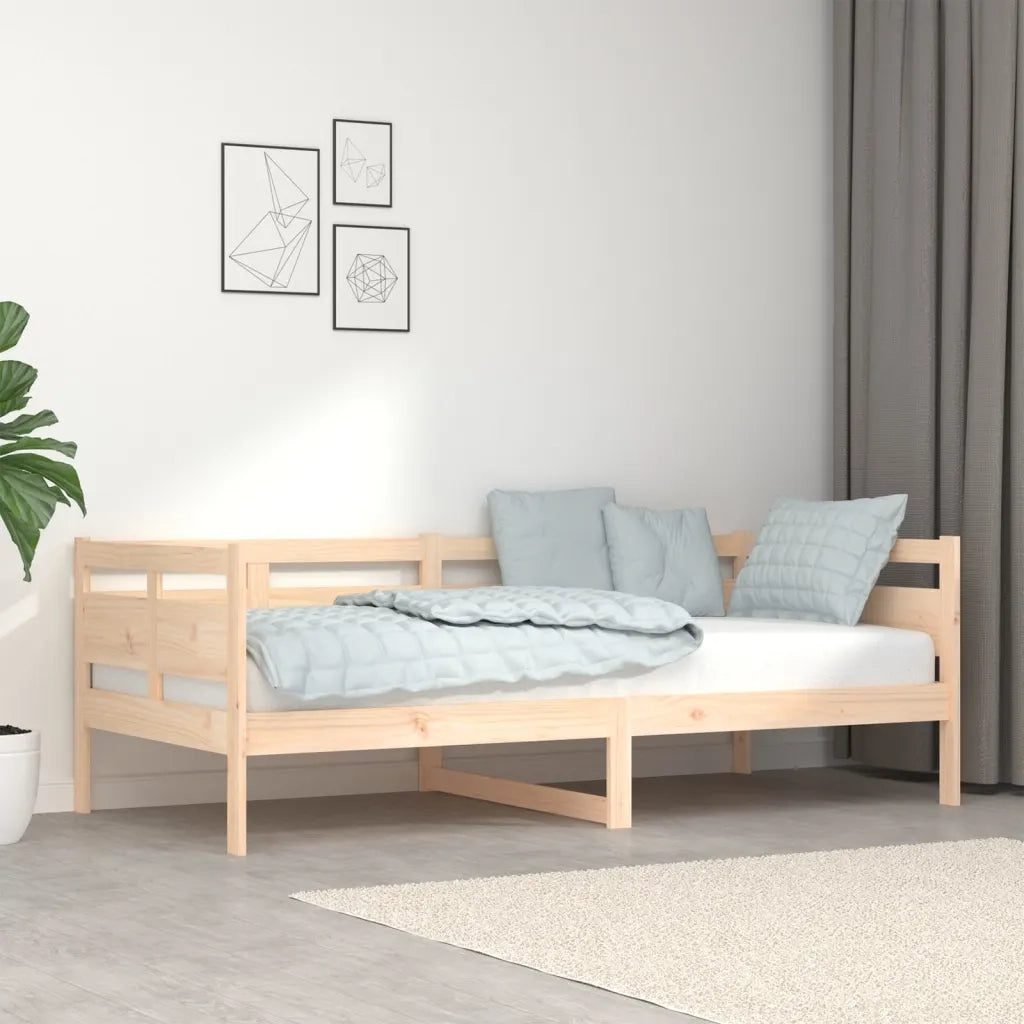Letto singolo | Letto per adulti | Dormeuse in Legno Massello di Pino 90x190 cm