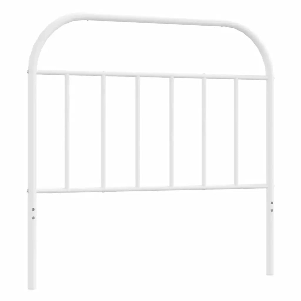 Testiera di Ricambio in Metallo Bianco 107 cm