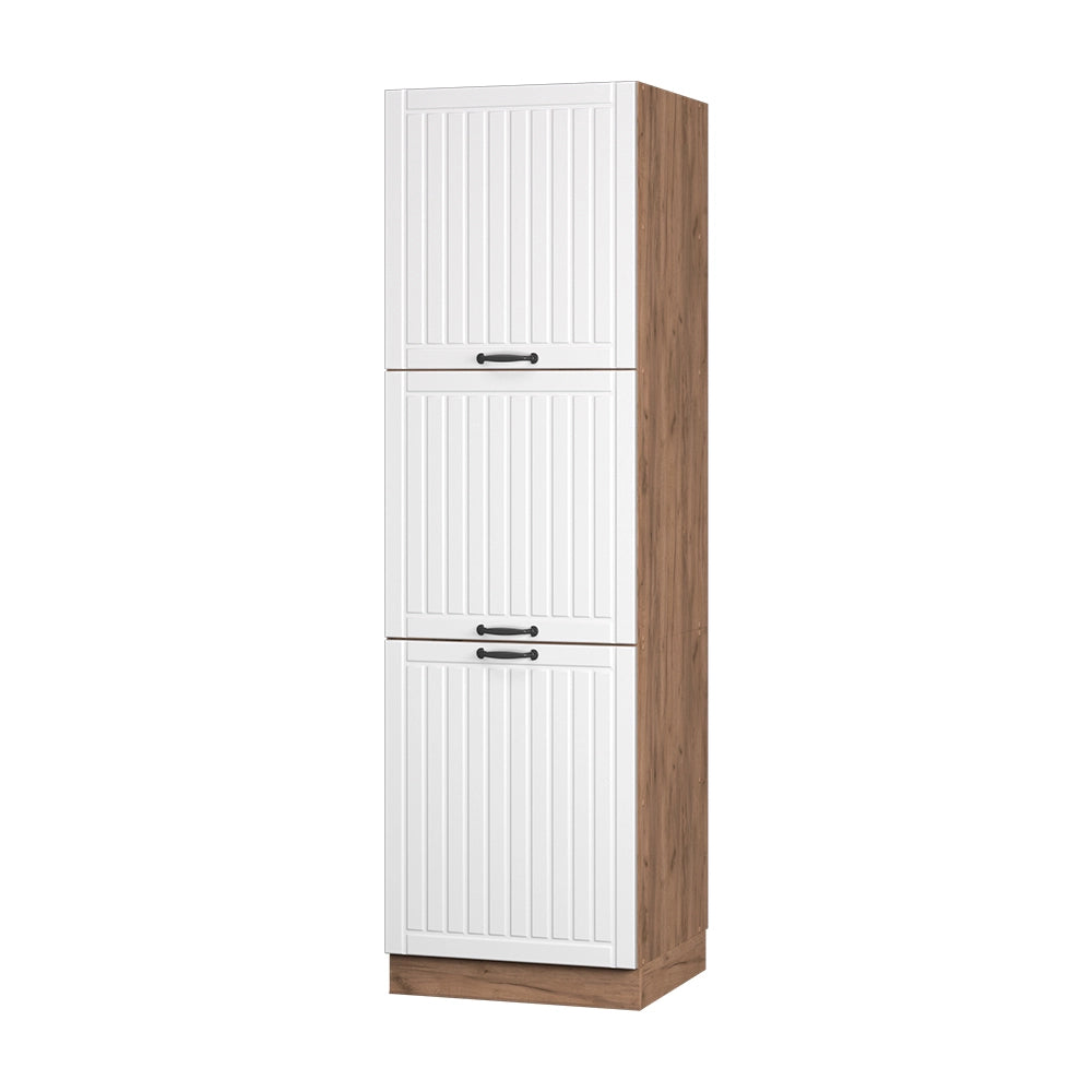 Vicco Mobile per forno da incasso Bianco casa di campagna 60 cm