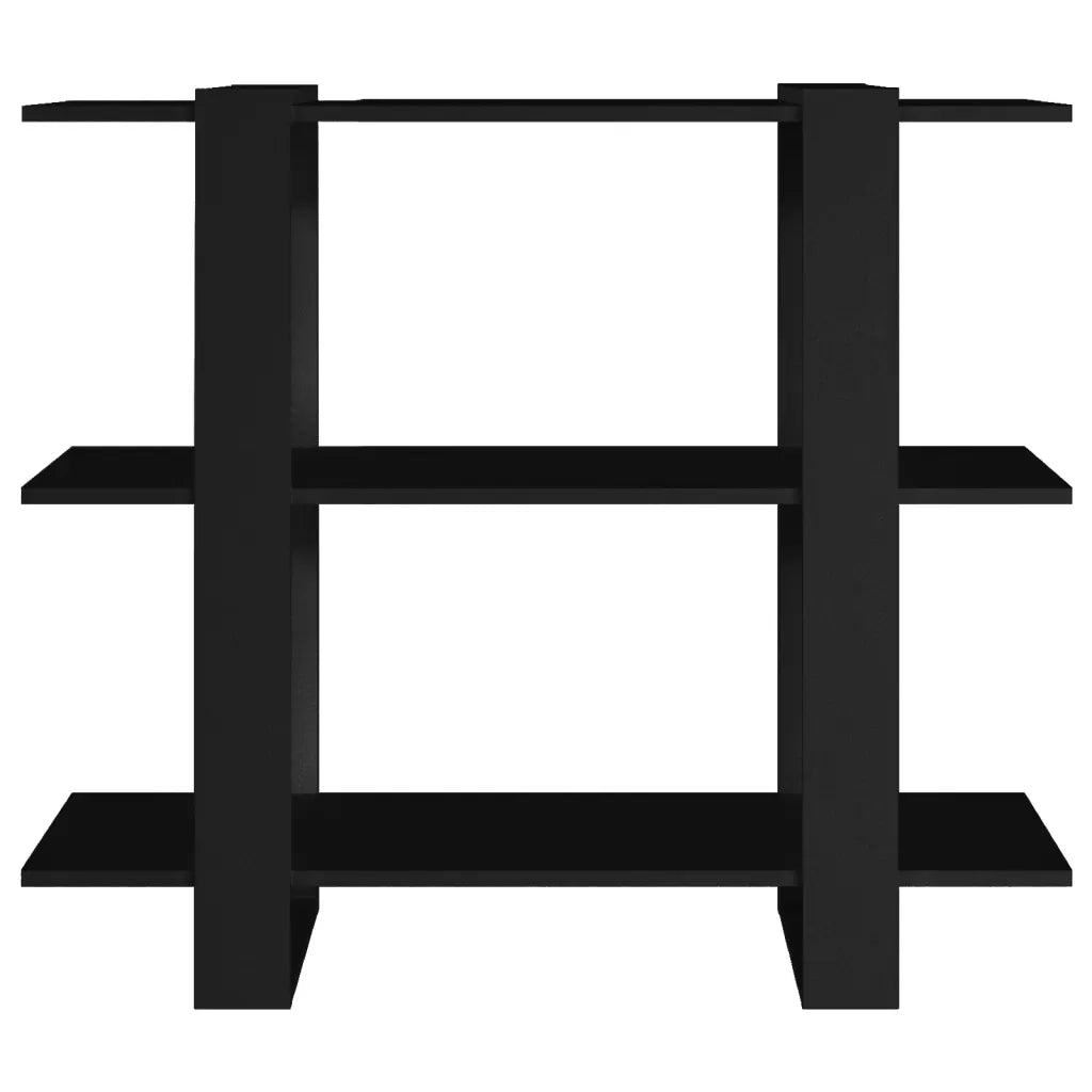 Libreria/Divisorio Nero 100x30x87 cm 811548