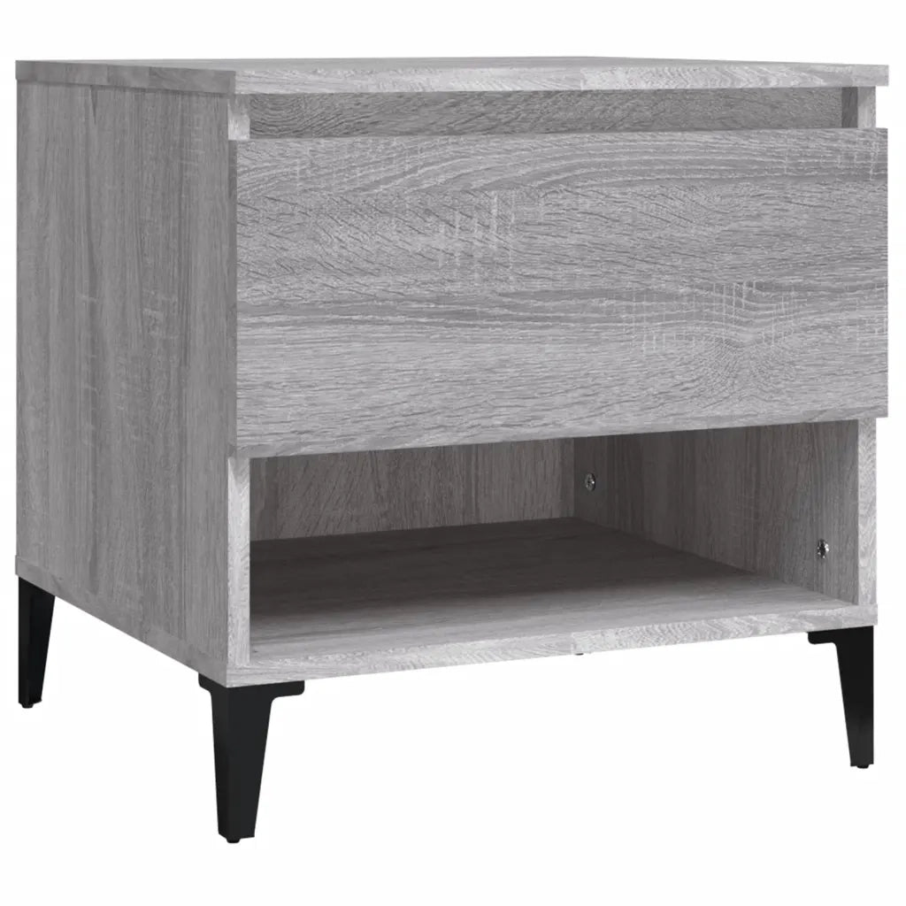 Tavolino Grigio Sonoma 50x46x50 cm in Legno Multistrato 819560