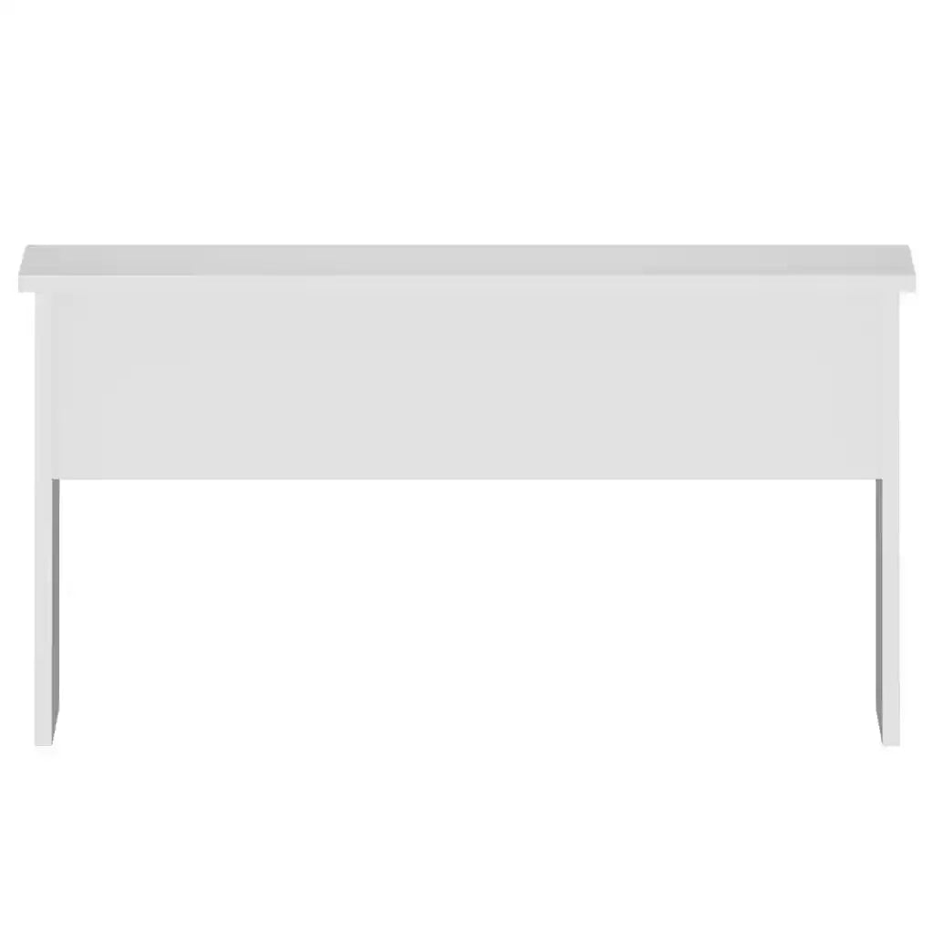 Tavolino da Salotto Bianco 80x50,5x41,5 cm Legno Multistrato