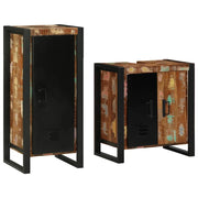 Set di mobili per il bagno 2 pcs Legno Recuperato Massello 3305605