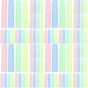 Peninei in plastica per matite 100 pezzi - Dimenti per matite colorate per scuola, ufficio e casa. Peninei pratici in diverse colori. Facili da utilizzare.