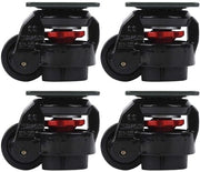 Set di Livellamento a 4 Viti - Livellamento di 50mm - Materiali Metallo/Plastica - Set Completo di 4 Viti di Livellamento - Rilievo di 50mm - Solido e Duraturo - Rulli di Livellamento