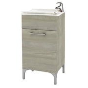 Lavatoio anta unica da cm 45x50 colore rovere grigio
