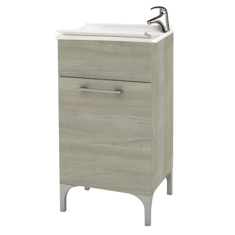 Lavatoio anta unica da cm 45x50 colore rovere grigio