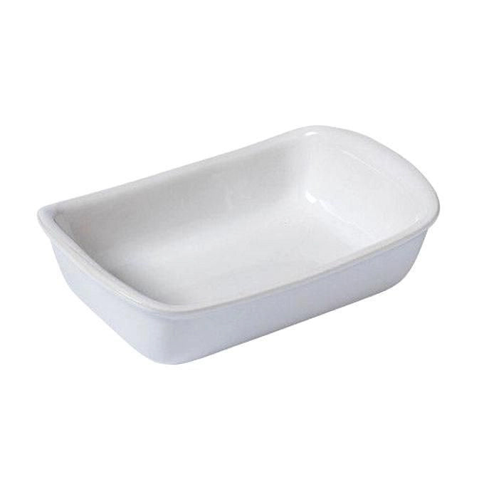 Pyrex 6430 Supreme Teglia Rettangolare Ceramica 33x23 cm 4.1 L Forno Microonde Lavastoviglie colore Bianco