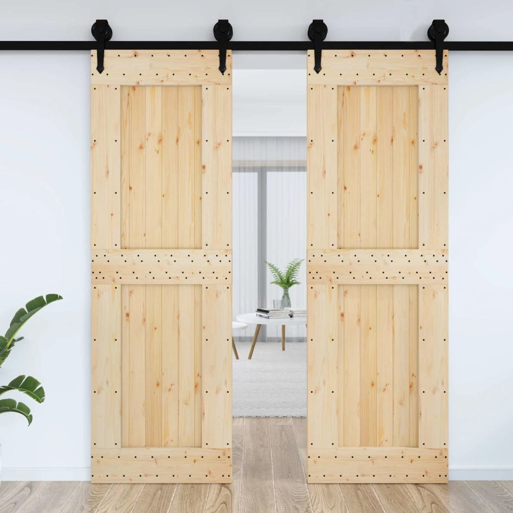 Porta NARVIK Naturale 70 x 210 cm Legno di pino solido 42047088