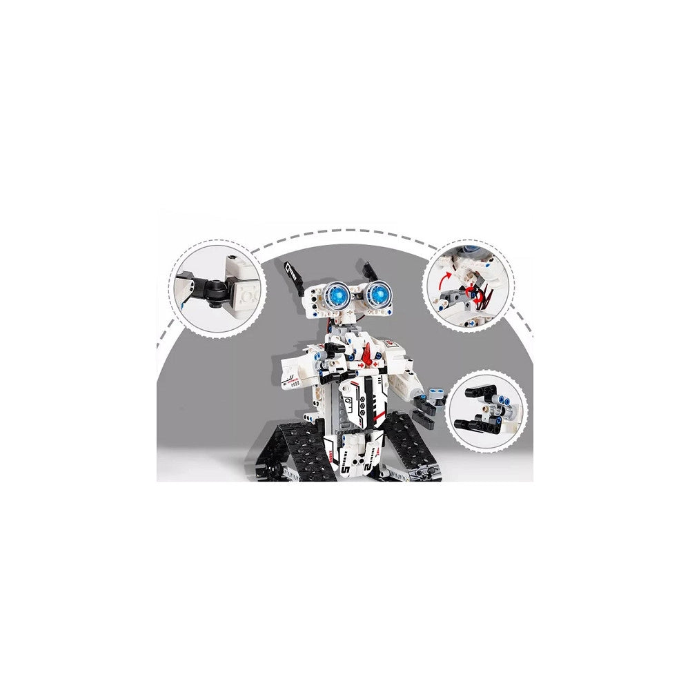 Trade Shop - Robot Telecomandato Set 477 Mattoncini Costruzione Fc9002 Tecnologia Cingolata -