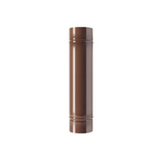 TUBO SMALTATO PER STUFE cm  50 ø 12 marrone  - SAVE