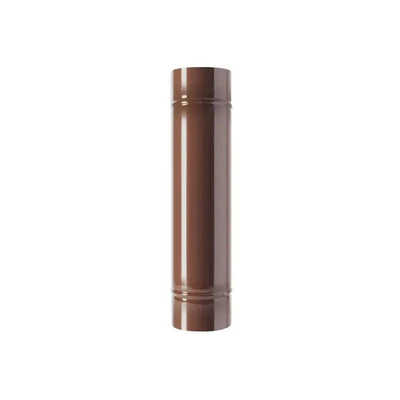 TUBO SMALTATO PER STUFE cm  50 ø 12 marrone  - SAVE