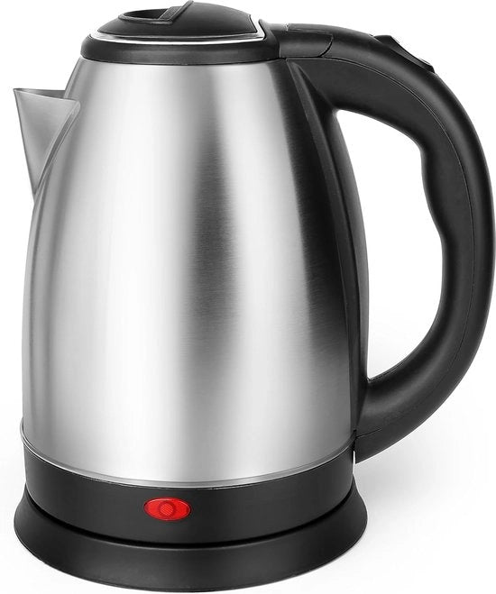 Acquisto di acqua a 1,8L - Cucina elettrica - Acciaio inox - Senza fili - Piede girevole 360° - Spegnimento automatico - Forna per tè elettrica - Forna per tè - 1500W - Nero