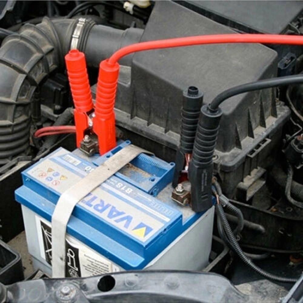 Trade Shop - Cavi Di Avviamento Per Collegamento Batteria Auto 500 Amp 3 Metri Mt Jumper -