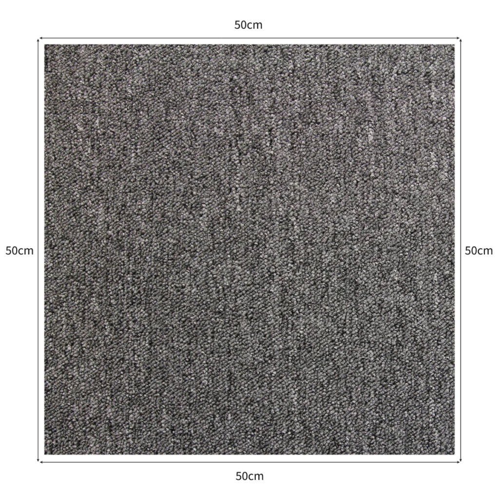 Moquette a Quadrotte 50x50 in Pacchi da 20 Pezzi Copre 5mq Autoposanti