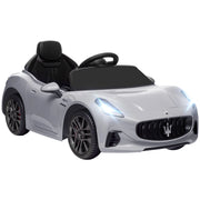 Macchina per Bambini 12V Maserati Gran Turismo Folgore con Telecomando, Et¨¤ 3-5 Anni, Grigio