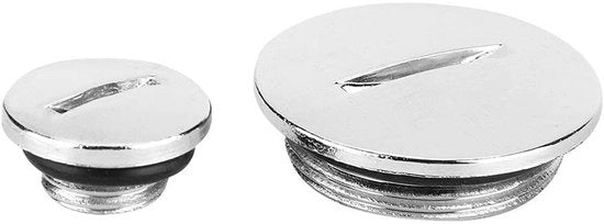 Coperchio motociclistico in lega di alluminio - Idoneo per motori 90CC/110CC/125CC - Inclusi anelli in silicone - 100% nuovo