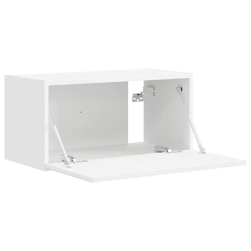 Mobile TV da parete Bianco 60 x 31 x 29,5 cm Legno multistrato 892189