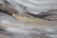 Dipinto su Tela Monty Set 3 Pz 45x2,7x80-60x2,7x80 cm in Legno di Pino e Canvas Multicolor