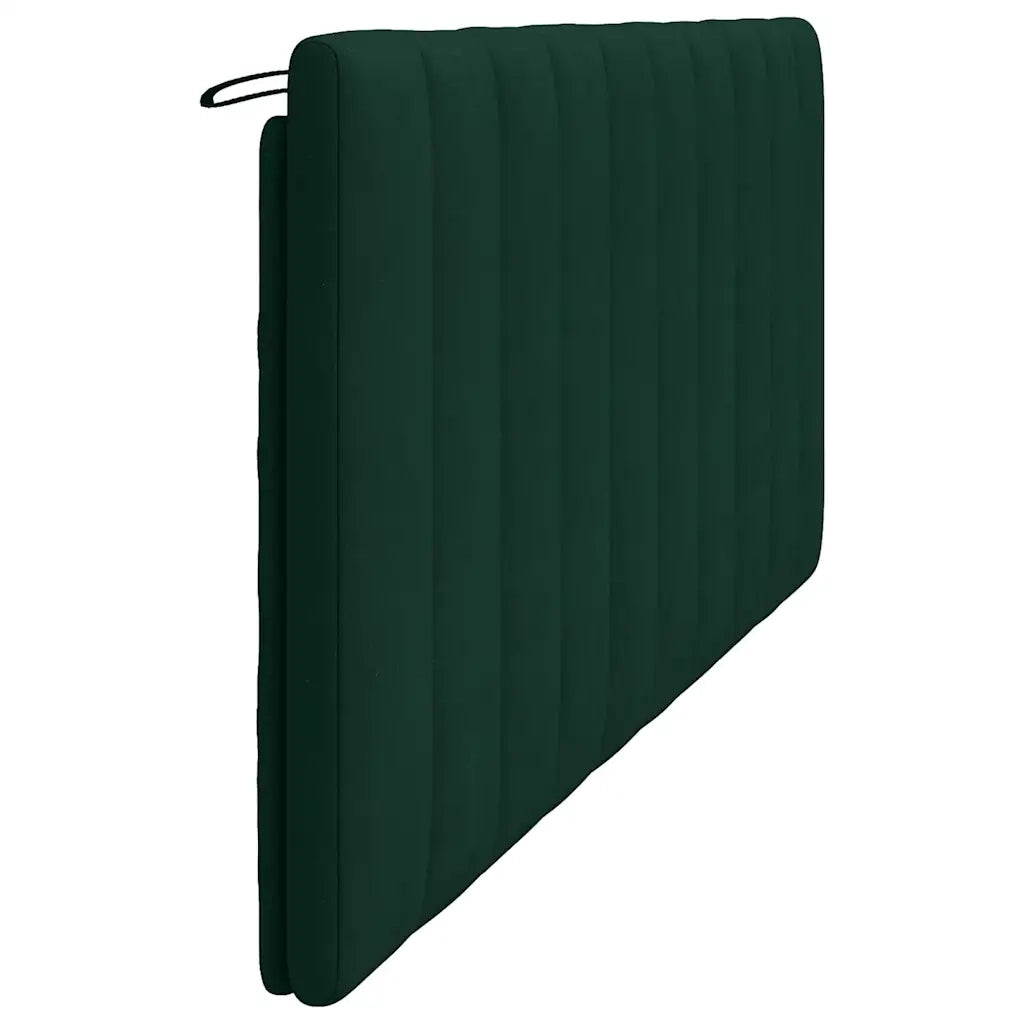 Cuscino Testiera Hanko Verde Scuro 200 cm in Velluto CFW3670367
