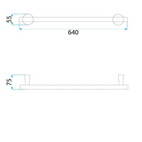 Portasciugamano Da Bagno 16101 Aristo Brush Gold