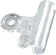 Clip per Ordinatore 20 pezzi - Plastica trasparente - Morsetto robusto - Duraturo - Per documenti/assegni - Indispensabile per ufficio/casa - Clip per documenti