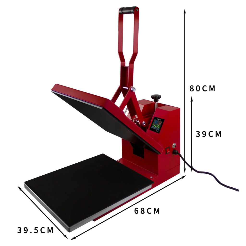 Kit pressa a caldo 38x38cm e stampante per sublimazione con accessori