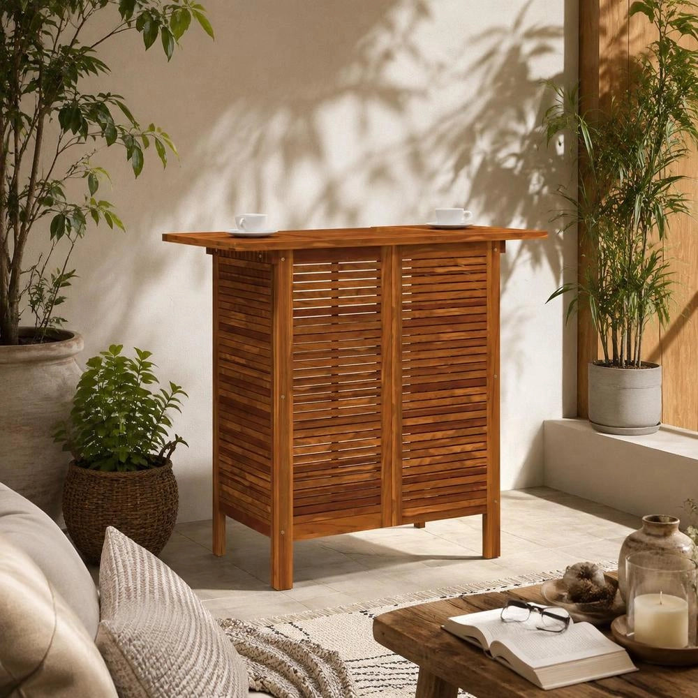 Bar Table 110x50x105 Cm Solid Acacia Wood