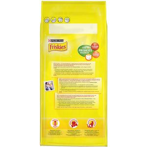 Multipack da 3 friskies purina croccantini per gatti adulti pollo manzo e verdure 2 kg cad