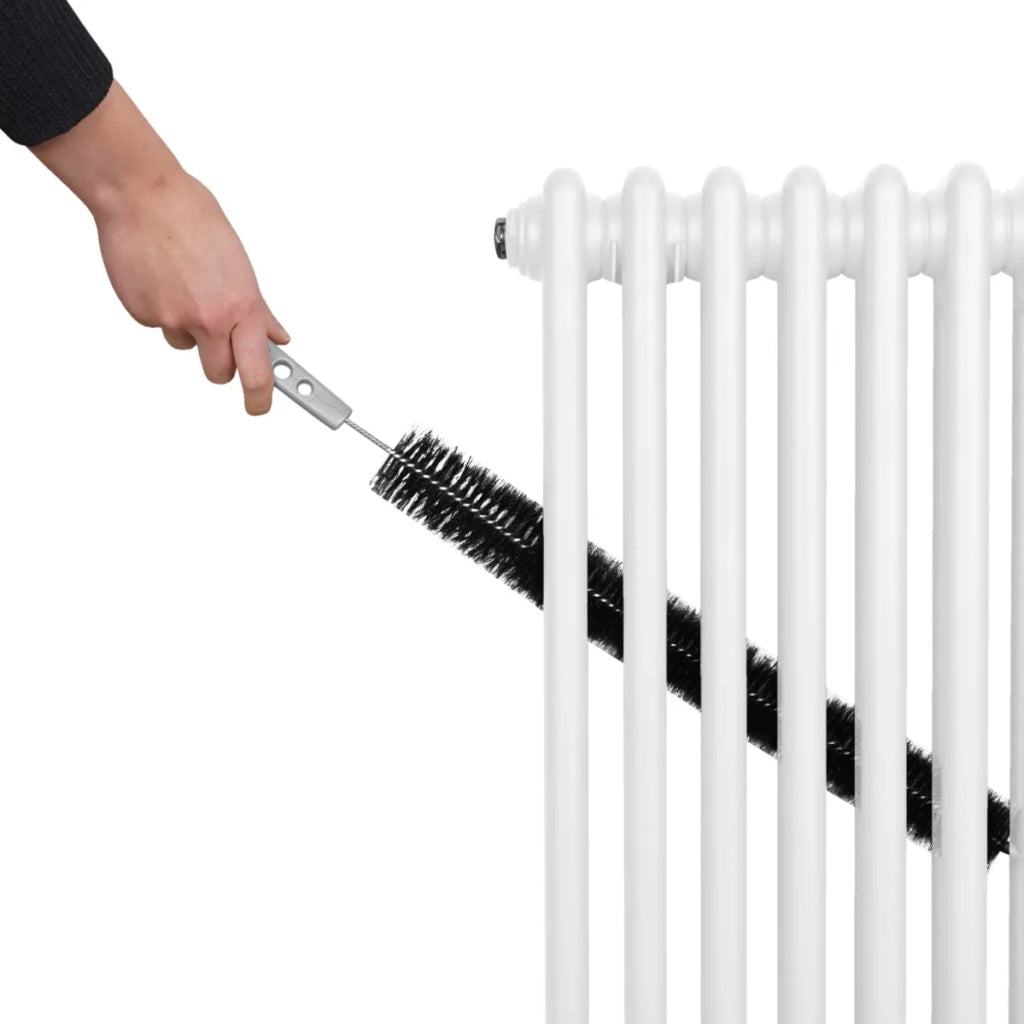 Termosifone Radiatore a 2 colonne per riscaldamento centralizzato verticale Bianco 150x29cm