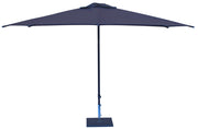 Ombrellone da Giardino 3x2 m Palo Ø38 mm in Alluminio Tessuto Poliestere Trend Antracite