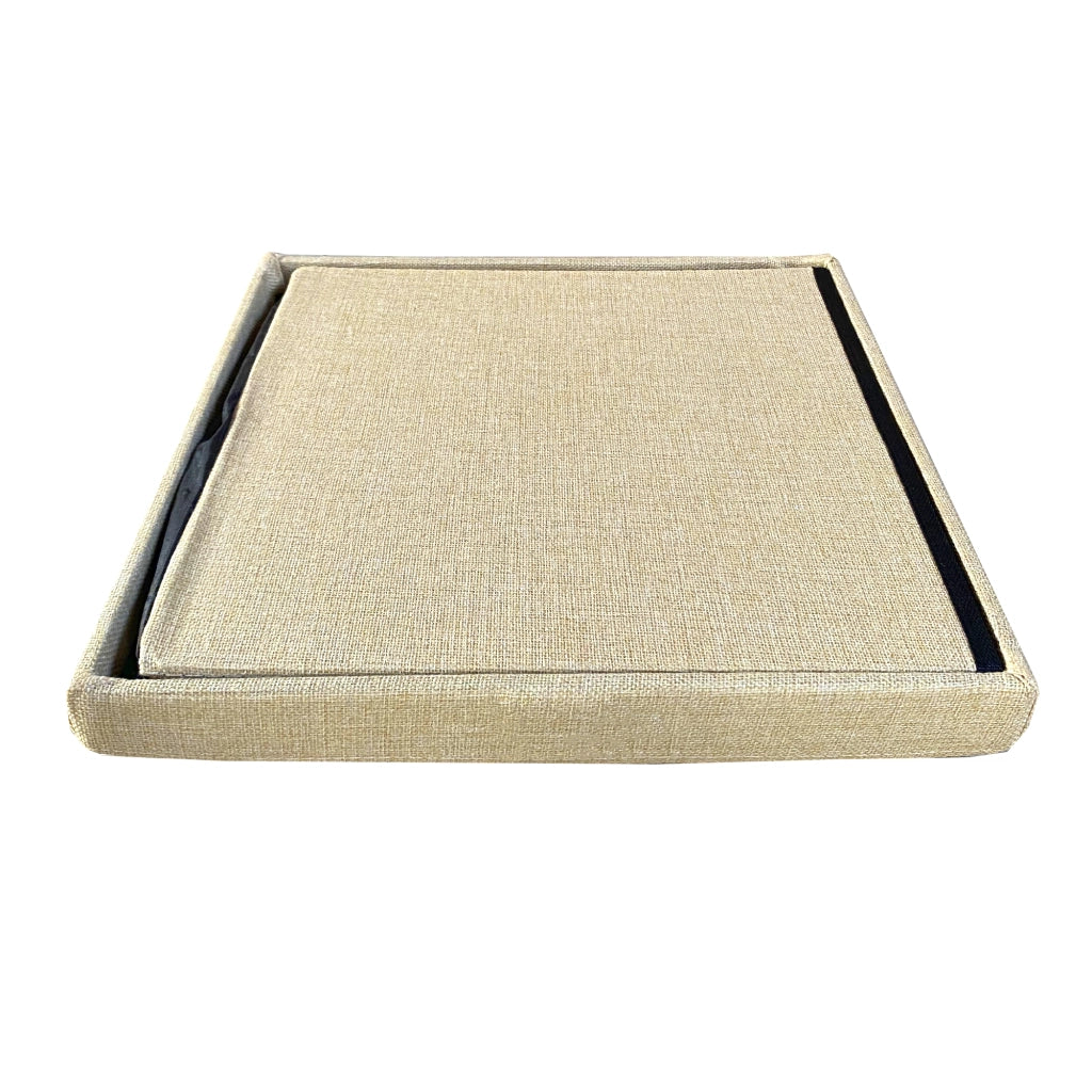 Pouf ottomano portaoggetti quadrato pieghevole 38x38x38 cm | Nyana Casa | Stile ottomano | Poliestere resistente | Nero, grigio e beige