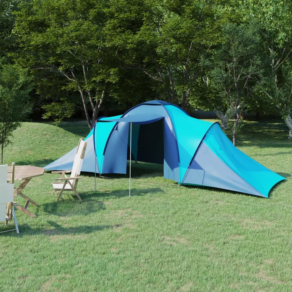 Tenda da campeggio | Tenda da campo per 6 Persone Blu Marino e Azzurro