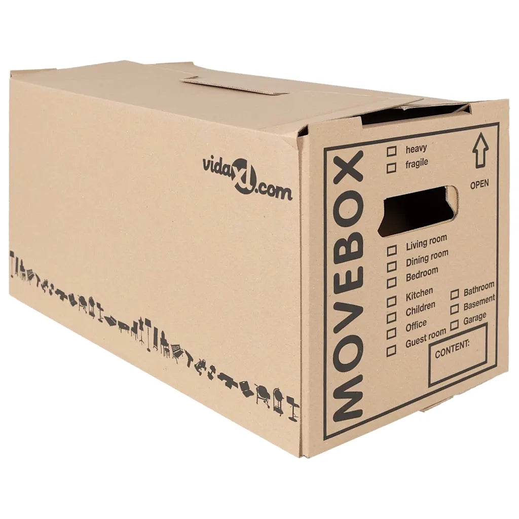 Scatola per Traslochi 20 pz Naturale 59 x 31,5 x 31,5 cm CFW6156966