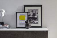 Madia 3 Ante 177x74x41 cm Ossido Bianco/Ossido Nero