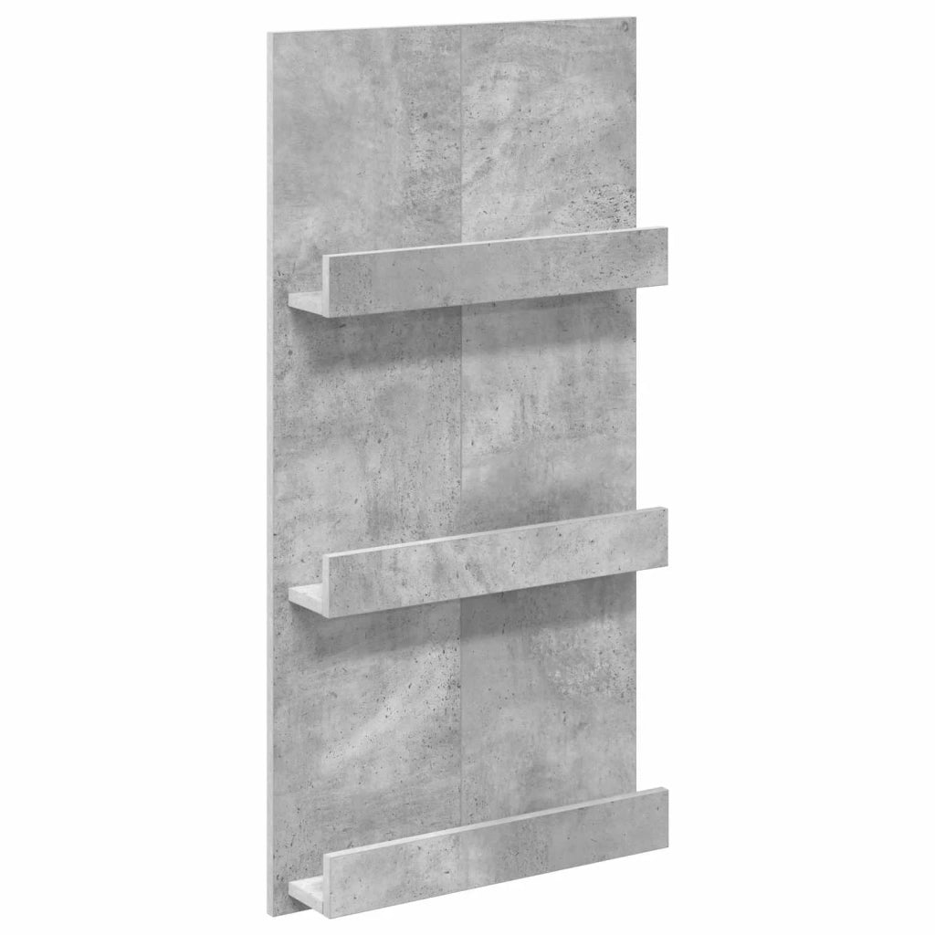 Scaffale per riviste Grigio cemento 51 x 11 x 102 cm CFW2159118