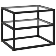 Tavolo Consolle Trasparente 50x40x40 cm in Vetro Temperato cod mxl 6376