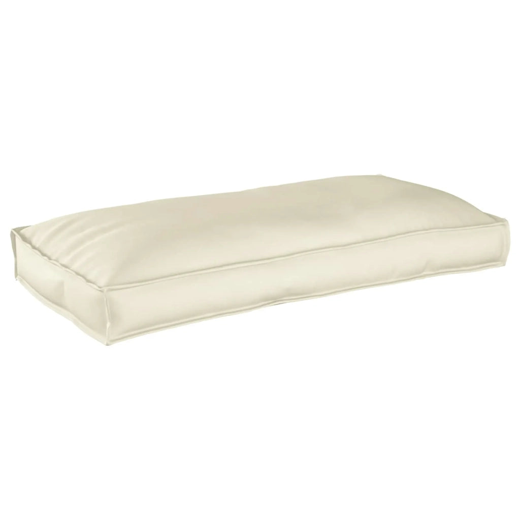 Cuscino Crema 120 x 60 x 12 cm Tessuto Oxford 42001560