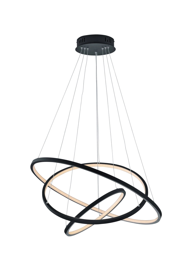 Lampada a Sospensione da Interno a LED in Metallo Antracite