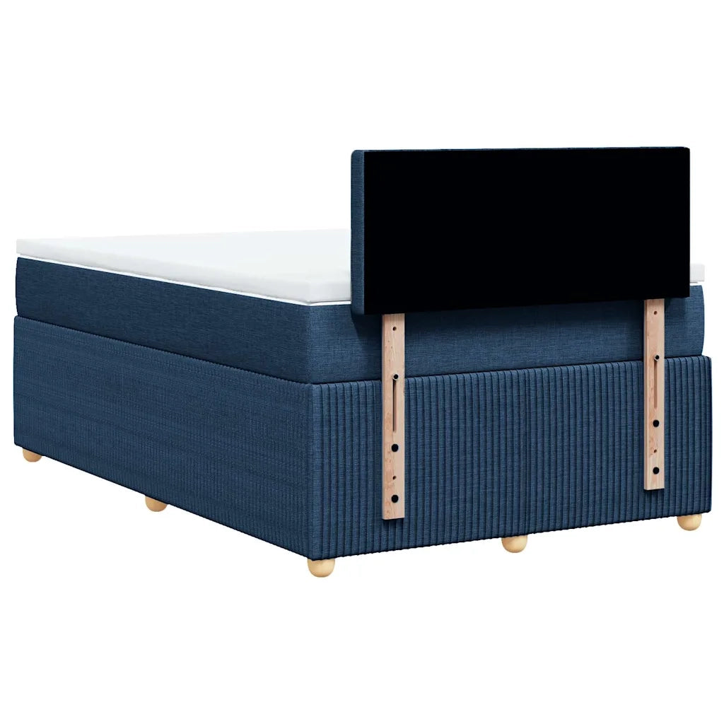 Giroletto a Molle con Materasso Blu 120x190 cm in Tessuto 3287415