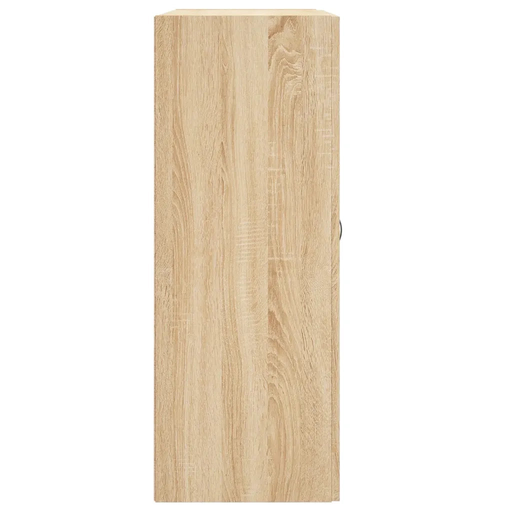 vidaXL Mobile a Parete Rovere Sonoma 69,5x34x90 cm Legno Multistrato