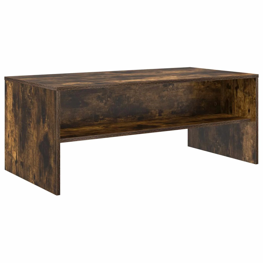 Tavolino da salotto | Tavolino da caff¨¨ | Tavolino da Soggiorno Rovere fum¨¦ 100 x 50 x 40 cm