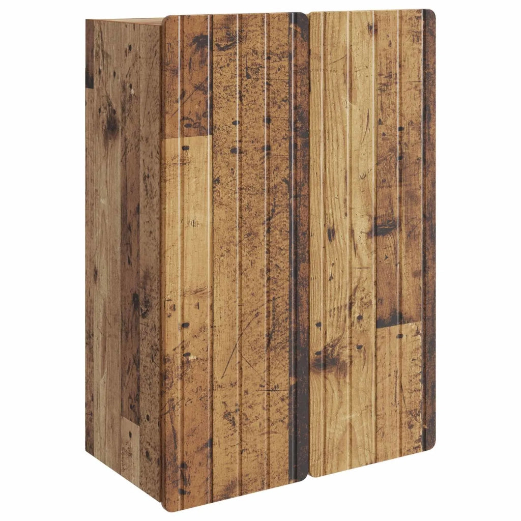 Mobiletto a muro Legno antico 66 x 34,5 x 92 cm 898233