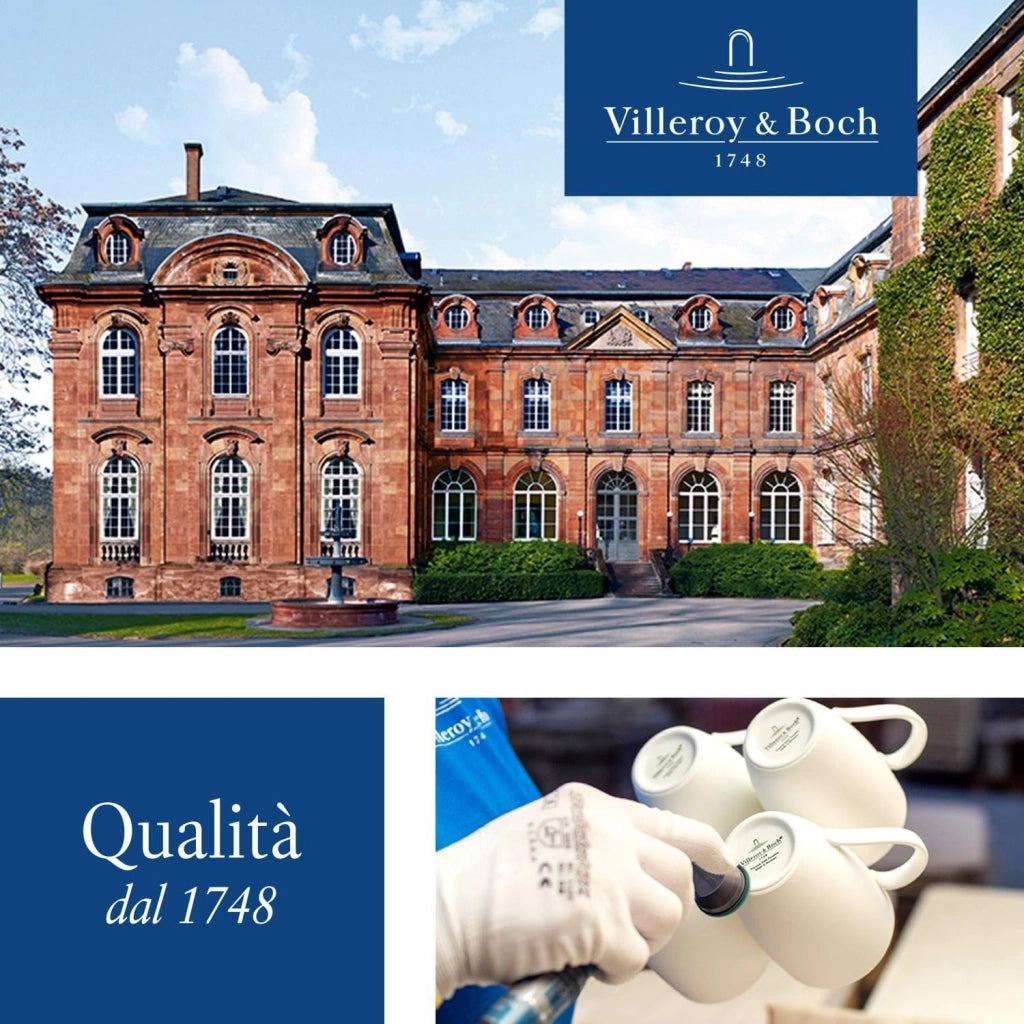 Villeroy & Boch - Mademoiselle Set di Posate 68 Pezzi Argento, Lavabile in Lavastoviglie, 12 Persone Platino, Forchette, Coltelli, Cucchiaio, Acciaio Inossidabile