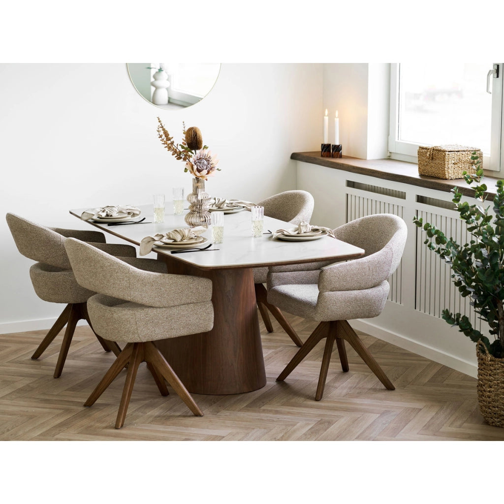 Sedia Dover 1, Marrone, Legno, 61x58x83 cm